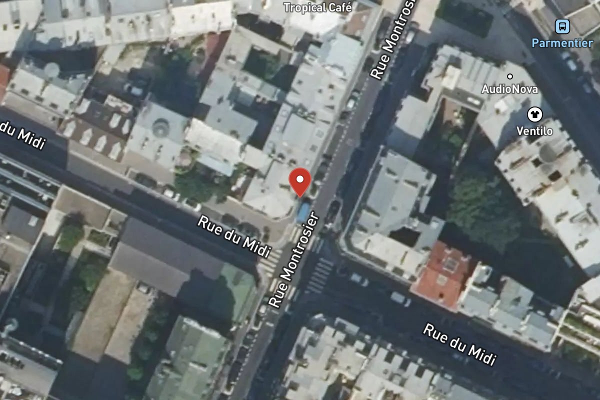 Vue satellite — 11 Rue Montrosier