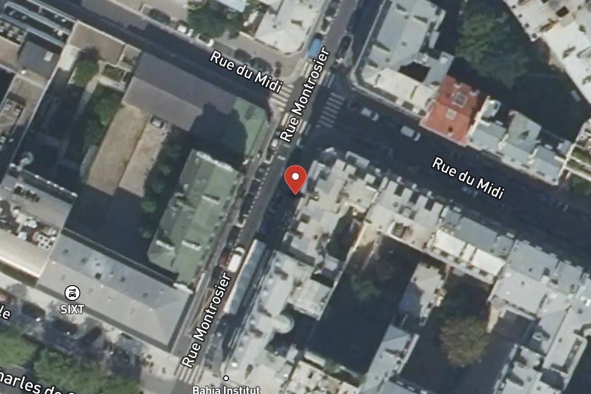 Vue satellite — 12 Rue Montrosier