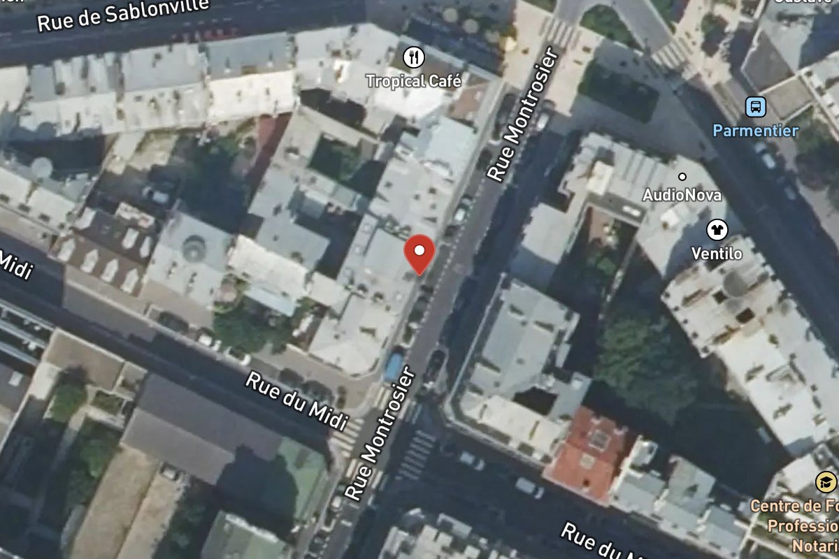 Vue satellite — 13 Rue Montrosier