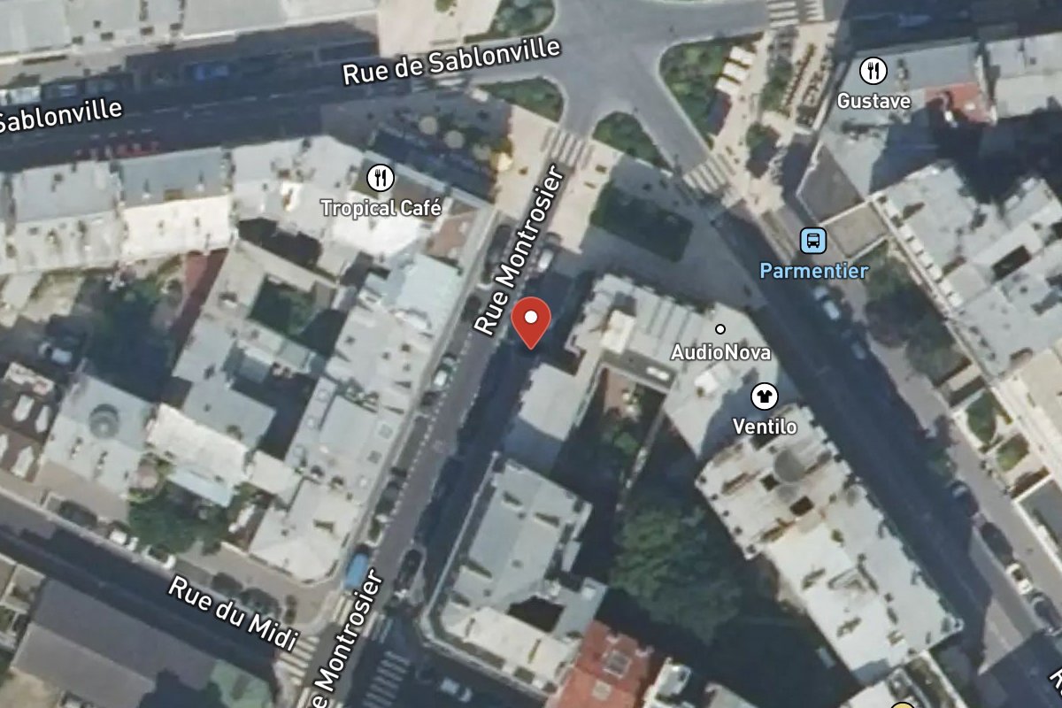 Vue satellite — 16 Rue Montrosier