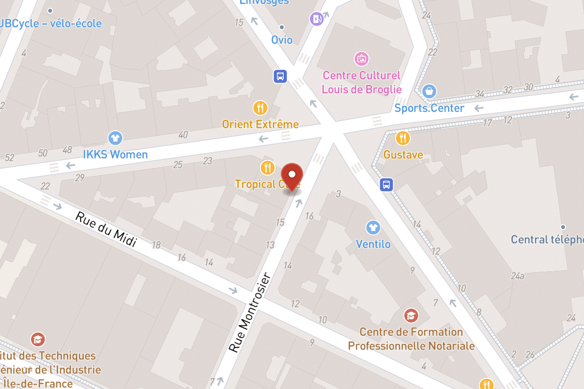 Plan de situation — 17 Rue Montrosier