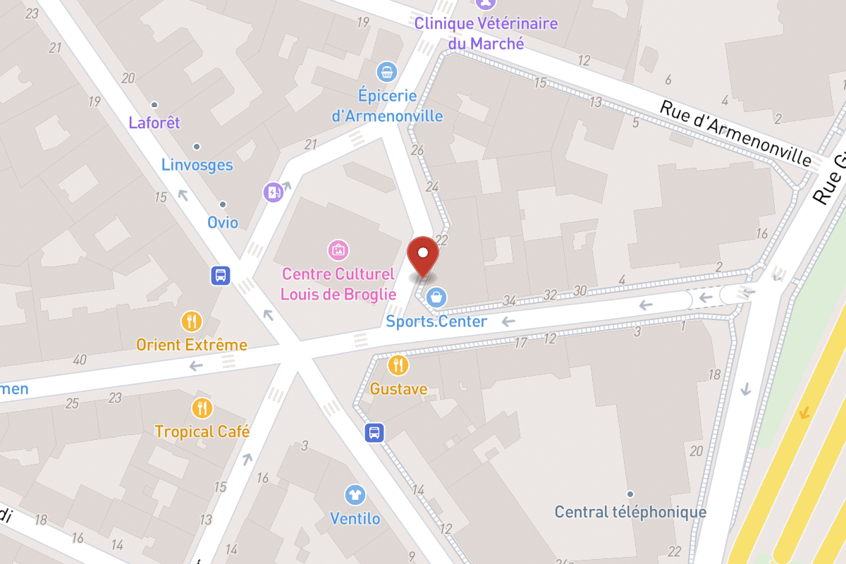 Plan de situation — 20 Rue Montrosier