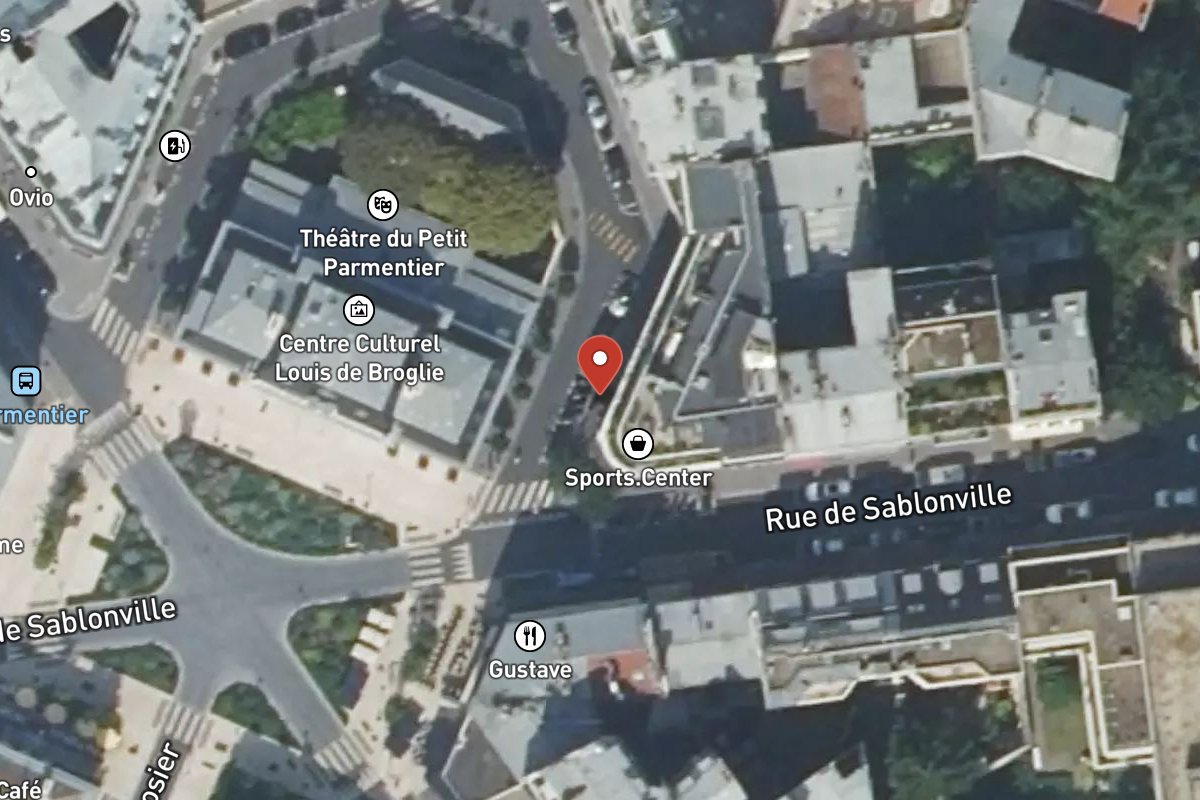 Vue satellite — 20 Rue Montrosier