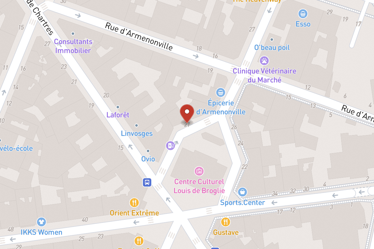 Plan de situation — 21 Rue Montrosier