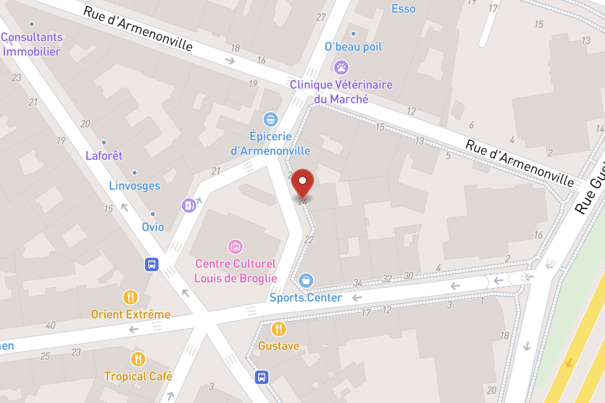 Plan de situation — 24 Rue Montrosier