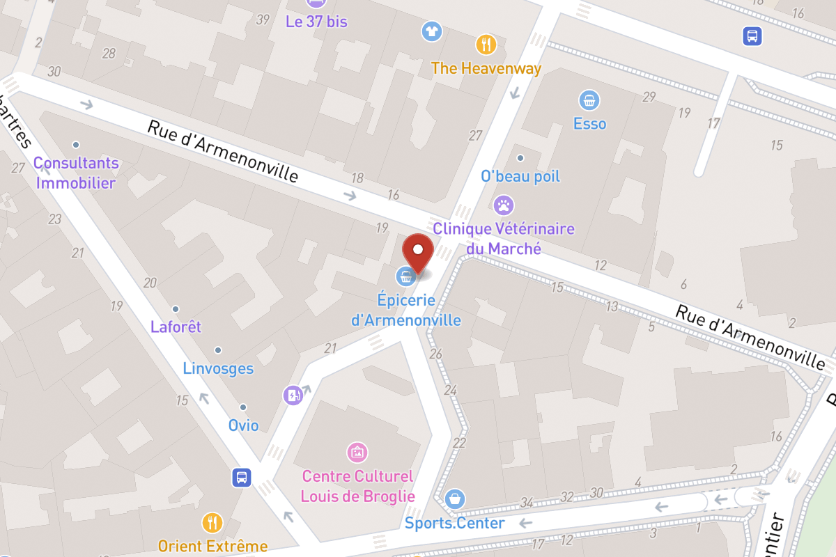 Plan de situation — 25BIS Rue Montrosier