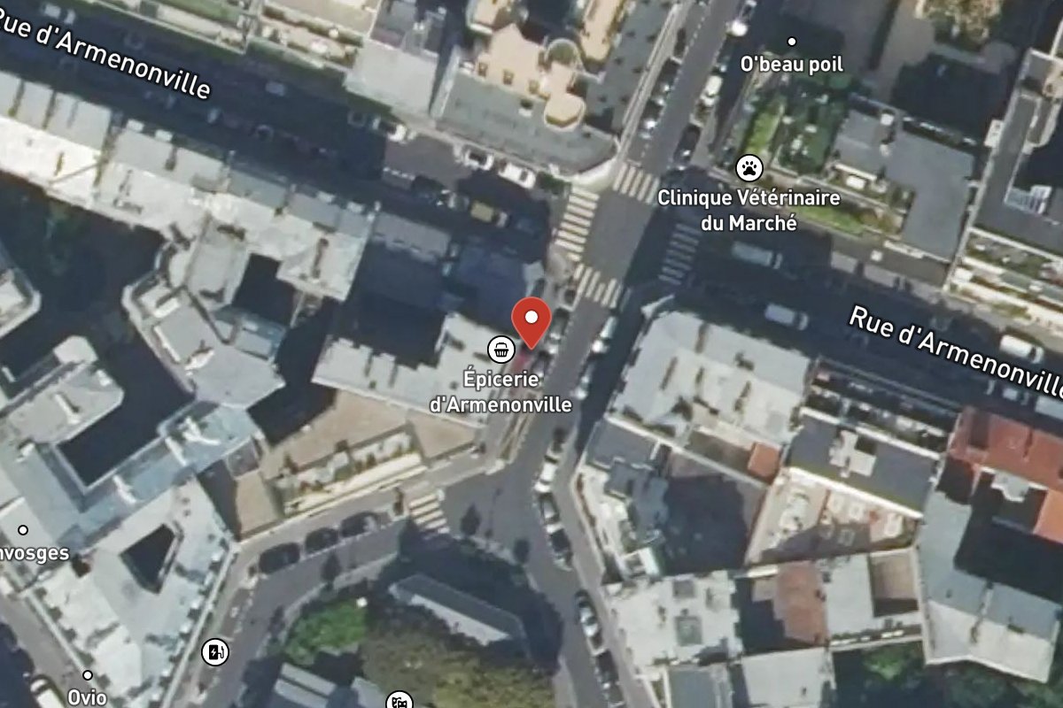 Vue satellite — 25BIS Rue Montrosier