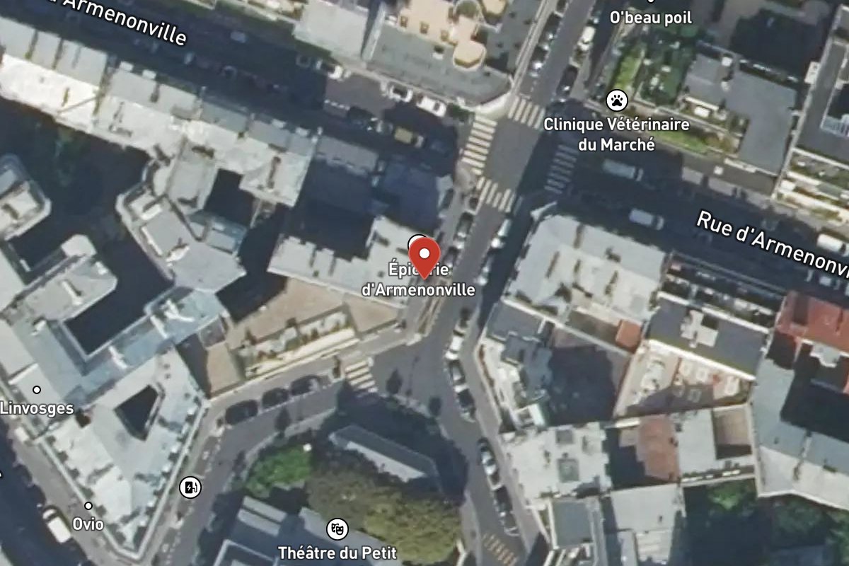 Vue satellite — 25 Rue Montrosier