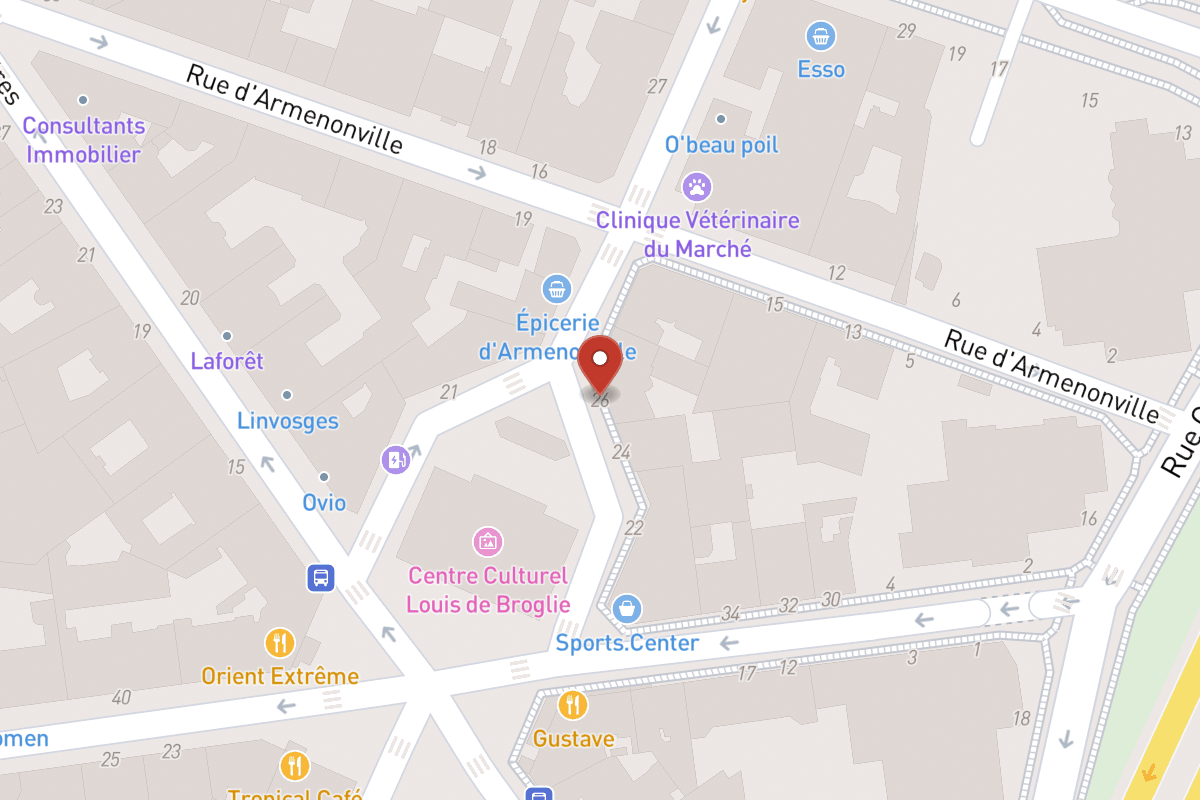 Plan de situation — 26 Rue Montrosier
