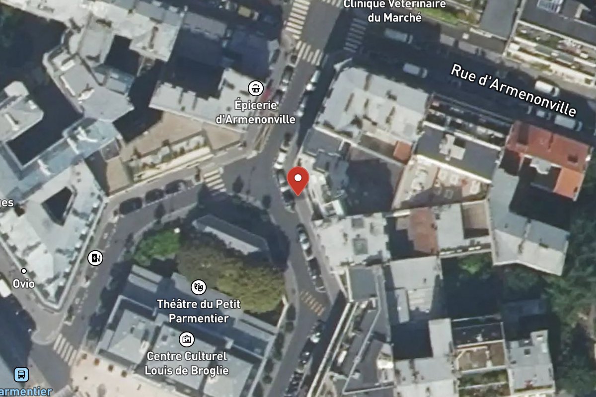 Vue satellite — 26 Rue Montrosier