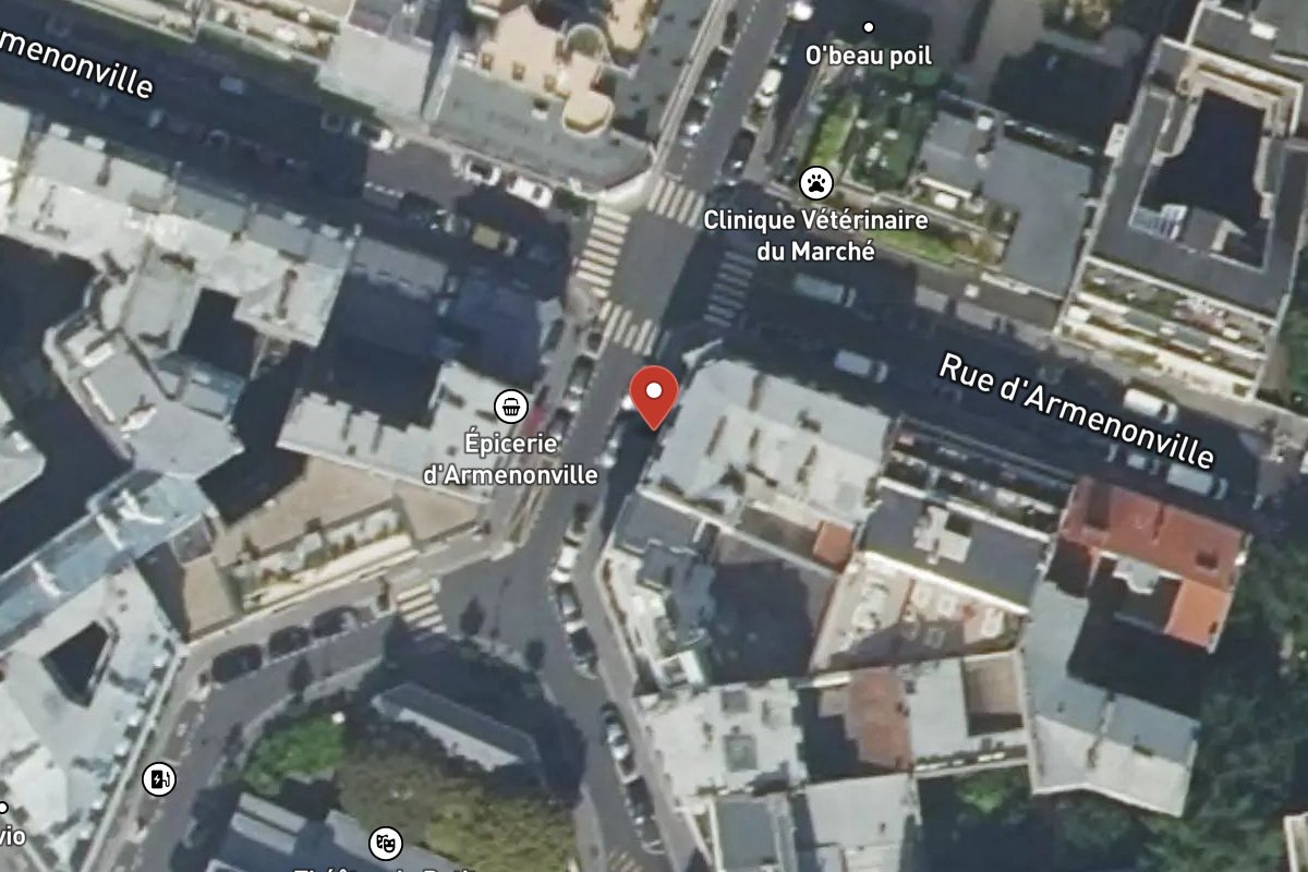 Vue satellite — 28 Rue Montrosier