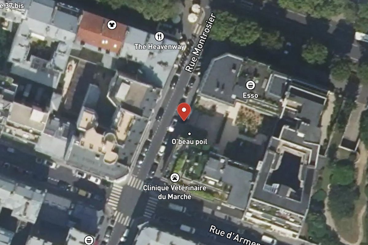 Vue satellite — 30 Rue Montrosier