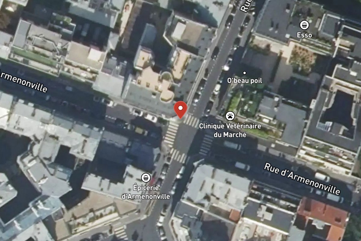 Vue satellite — 8 Rue Montrosier