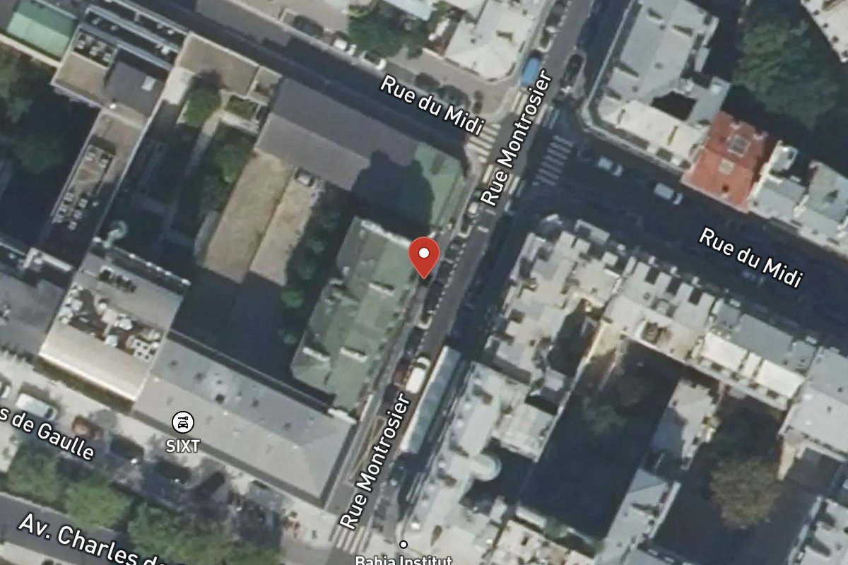 Vue satellite — 9 Rue Montrosier