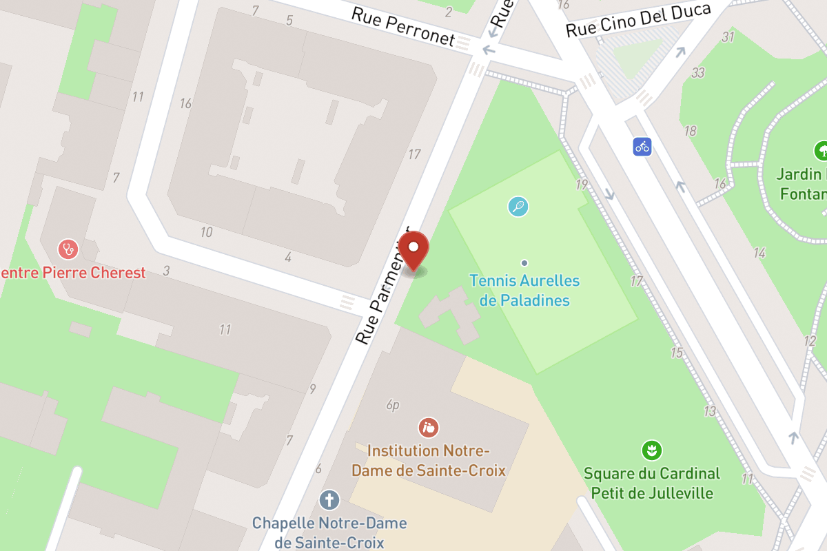 Plan de situation — 10 Rue Parmentier