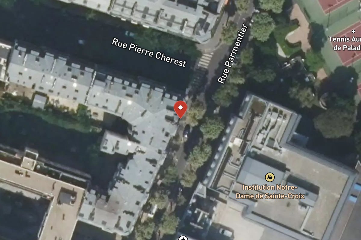 Vue satellite — 11 Rue Parmentier
