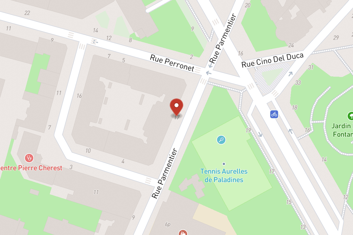 Plan de situation — 17 Rue Parmentier