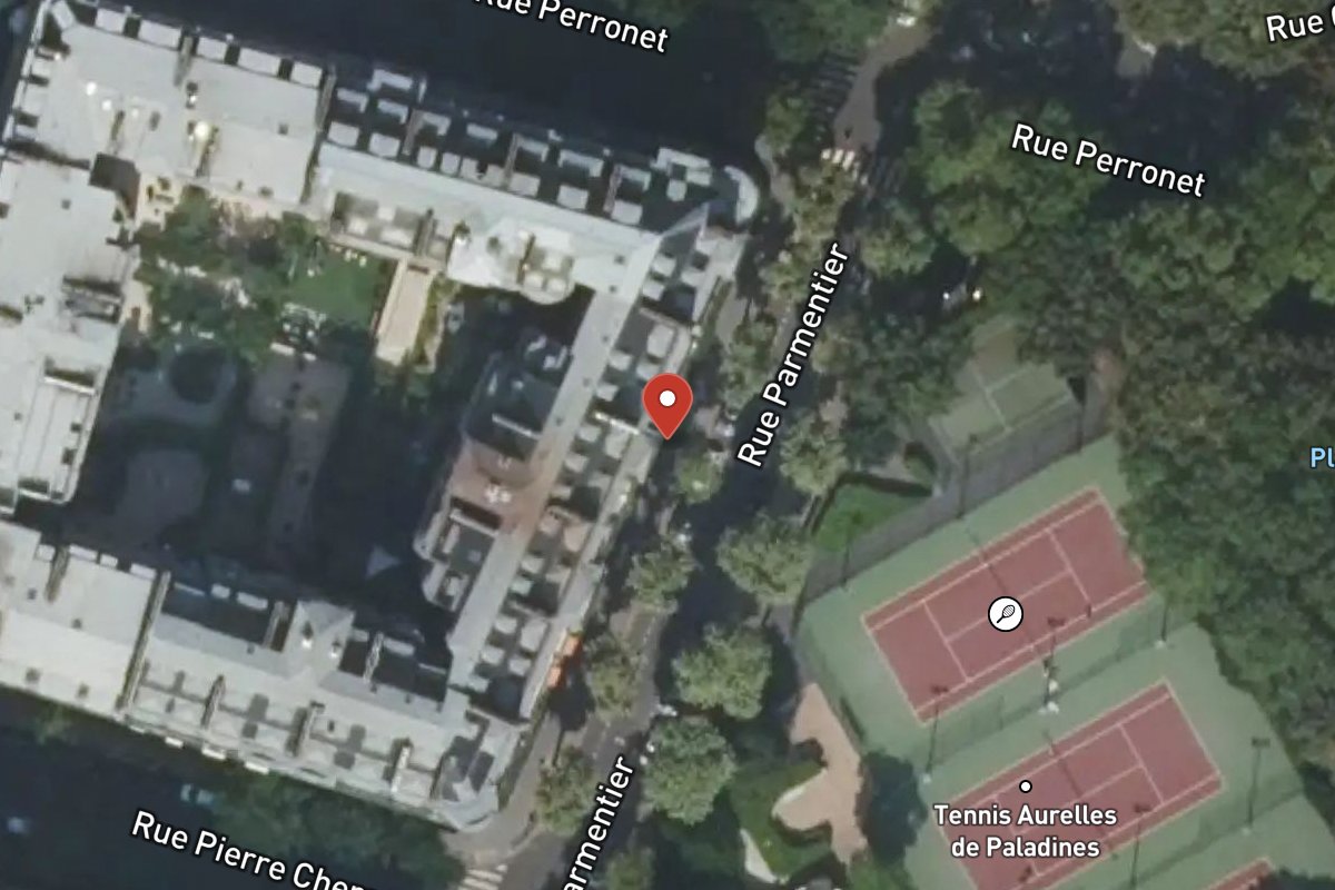 Vue satellite — 17 Rue Parmentier