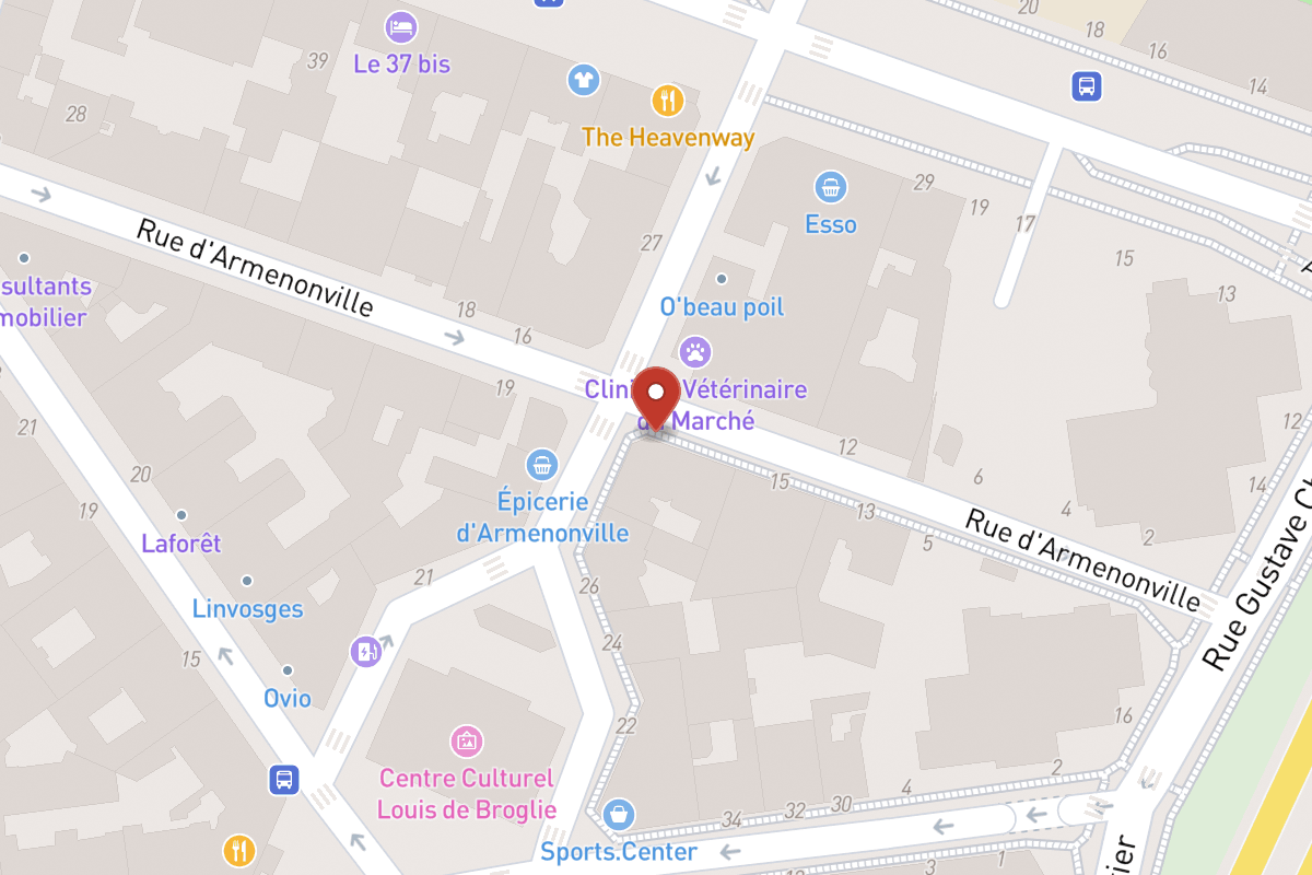 Plan de situation — 1 Rue Parmentier