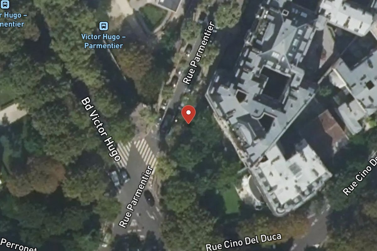 Vue satellite — 20 Rue Parmentier