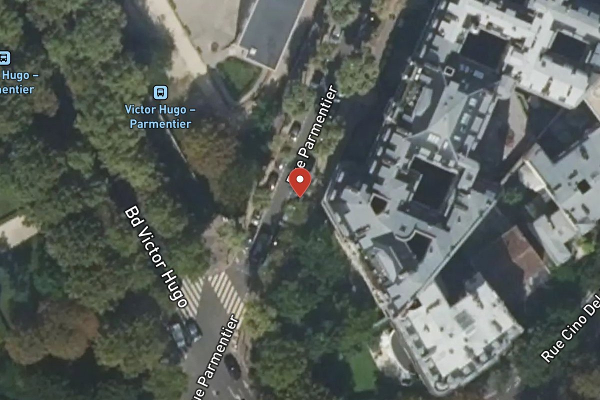 Vue satellite — 22 Rue Parmentier