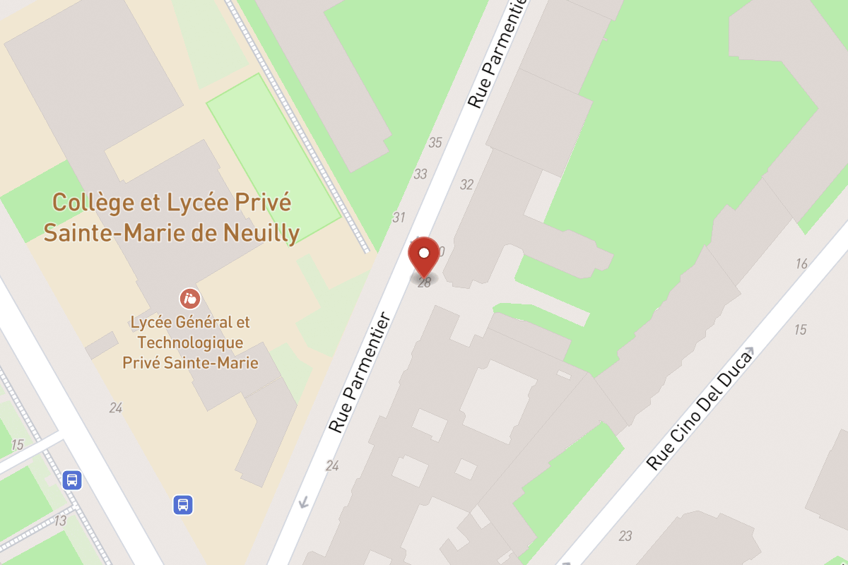 Plan de situation — 28 Rue Parmentier