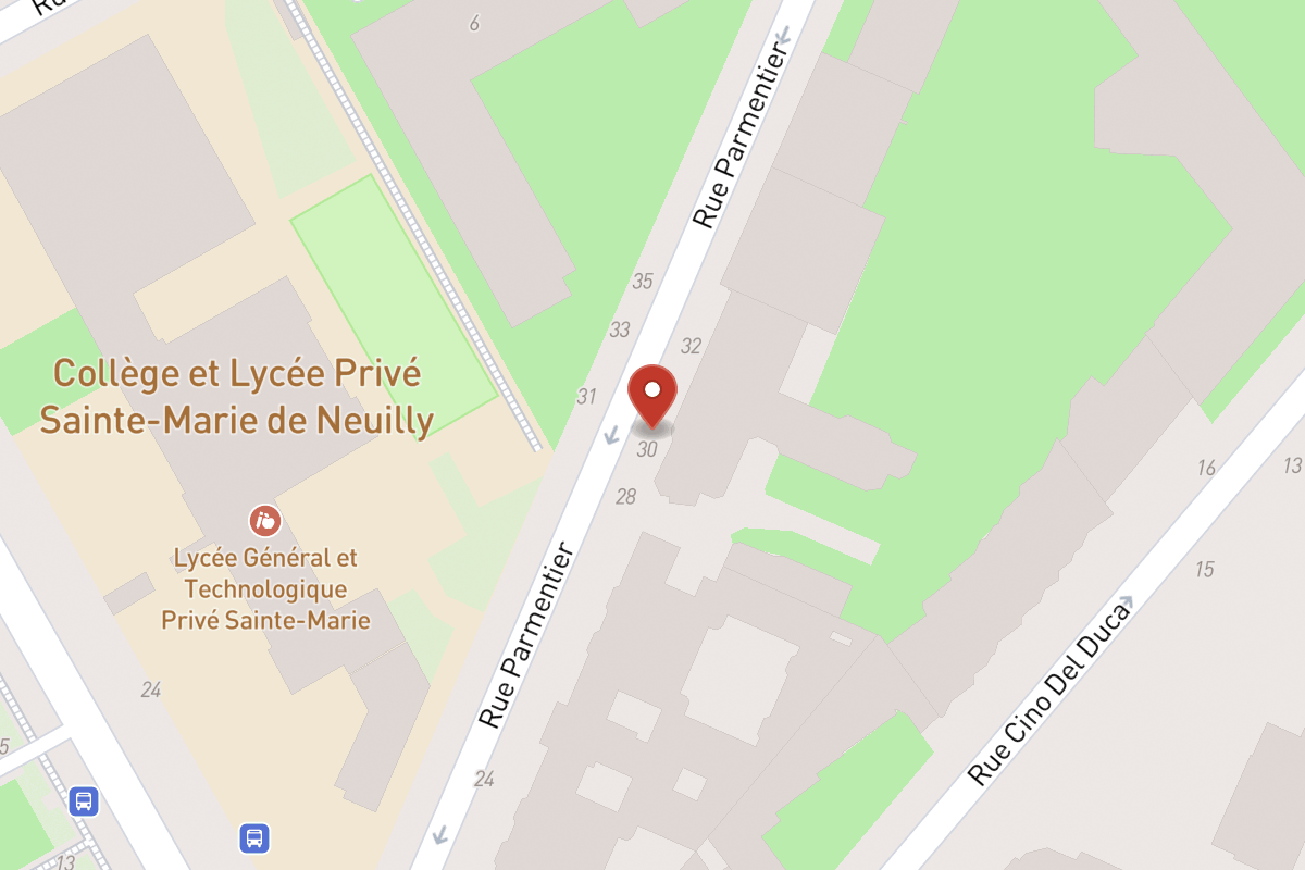 Plan de situation — 30 Rue Parmentier