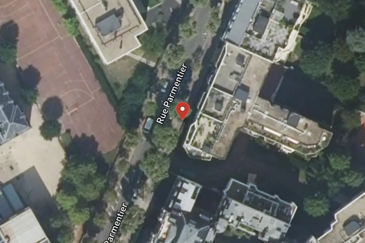Vue satellite — 30 Rue Parmentier