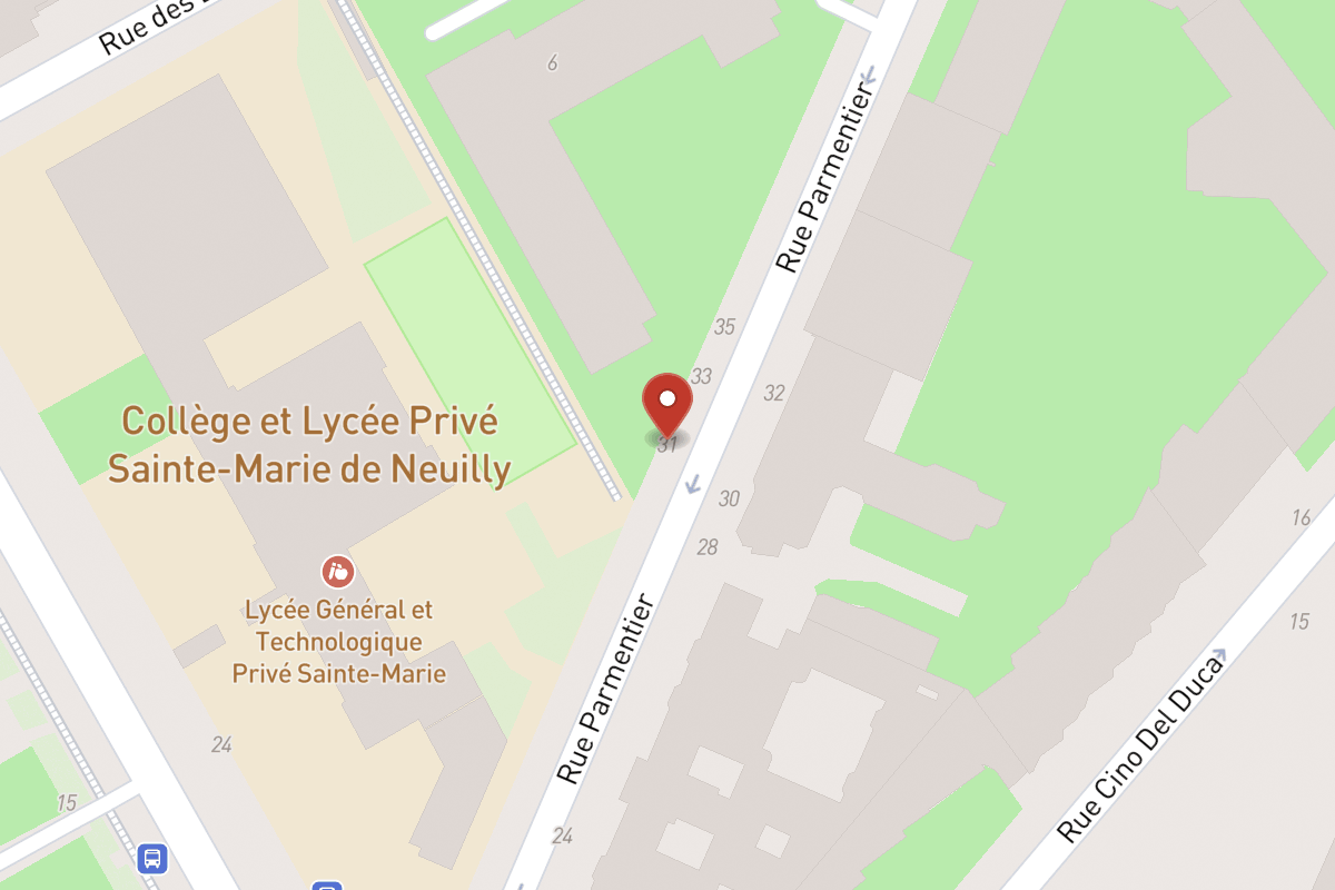 Plan de situation — 31 Rue Parmentier