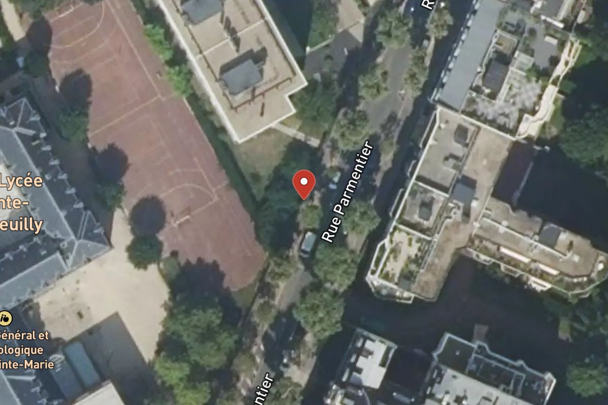 Vue satellite — 31 Rue Parmentier