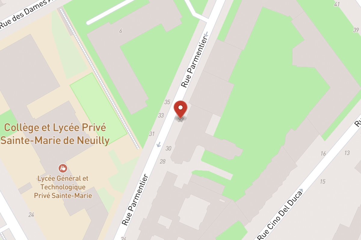 Plan de situation — 32 Rue Parmentier