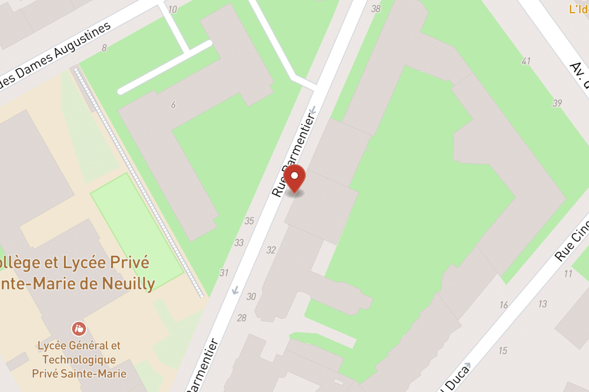 Plan de situation — 34 Rue Parmentier