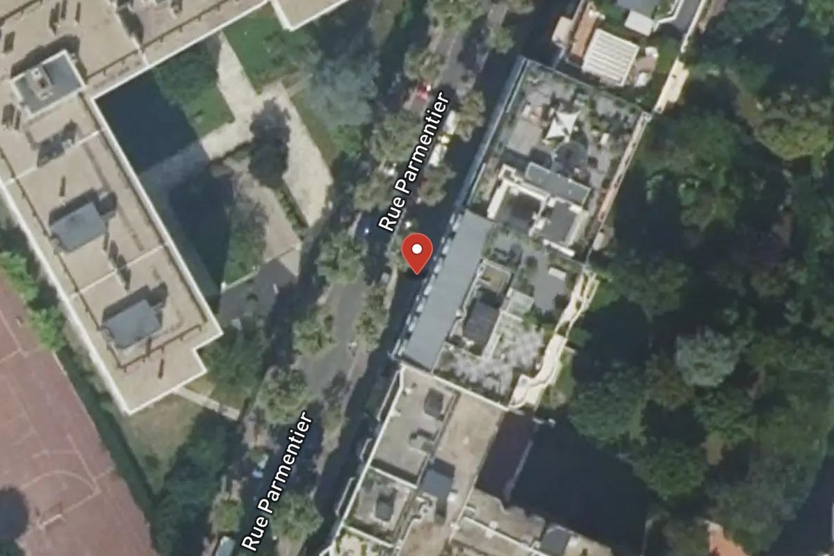 Vue satellite — 34 Rue Parmentier