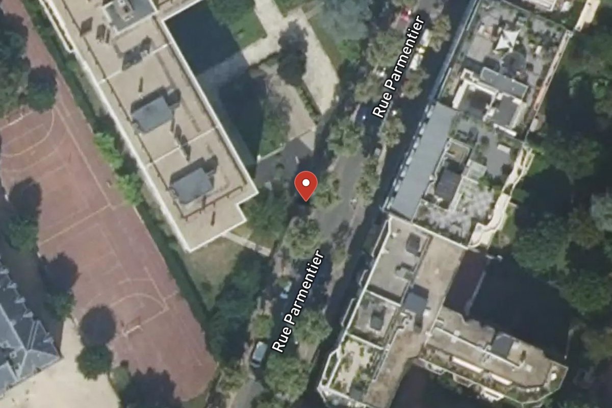 Vue satellite — 35 Rue Parmentier