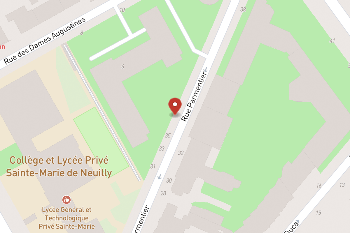 Plan de situation — 37 Rue Parmentier