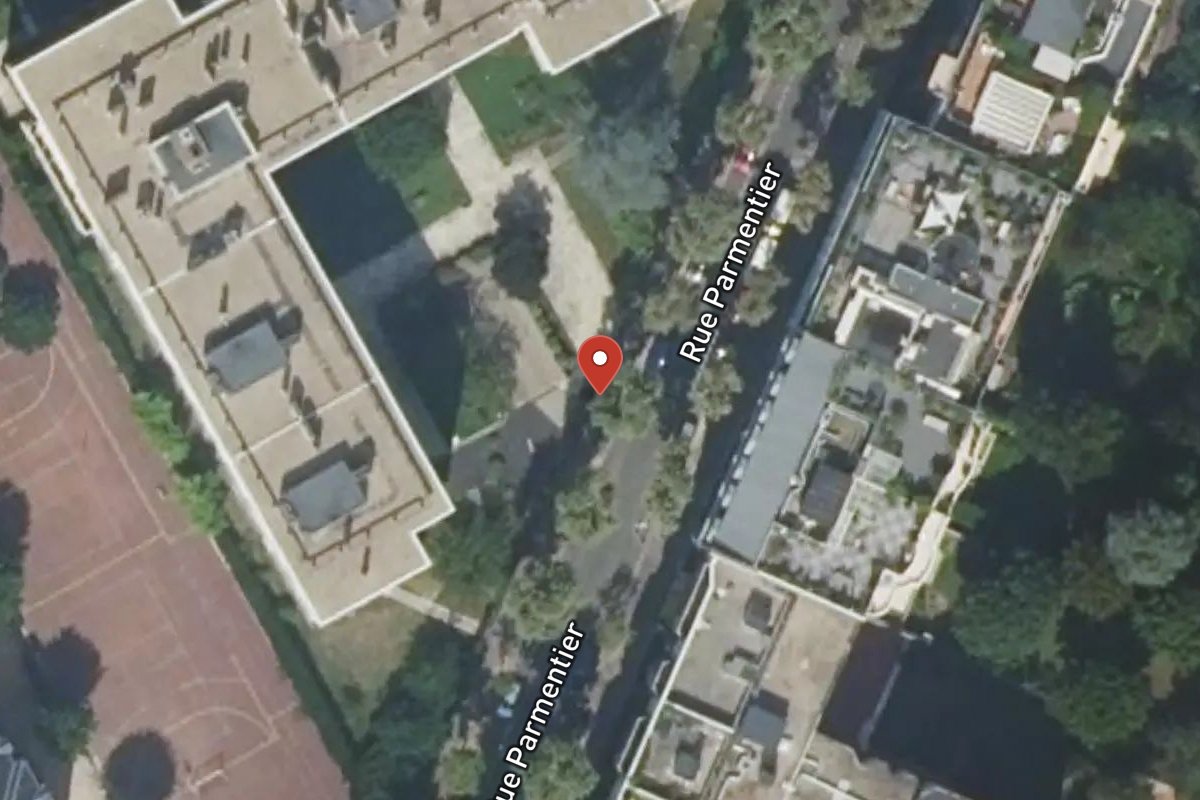 Vue satellite — 37 Rue Parmentier