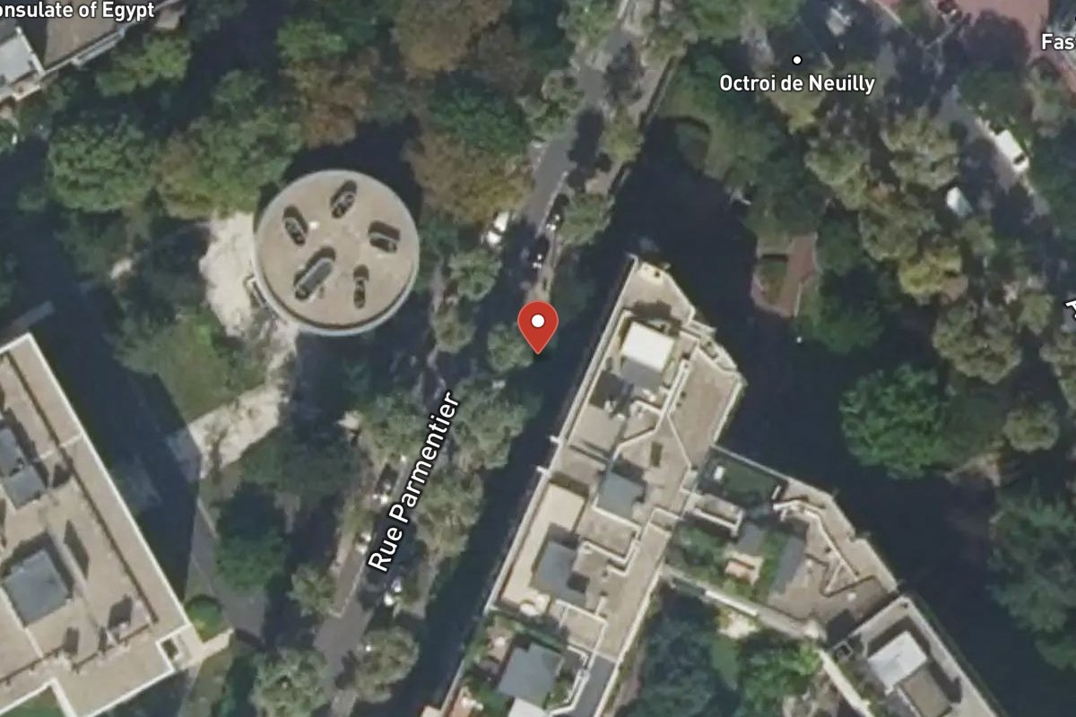 Vue satellite — 38 Rue Parmentier
