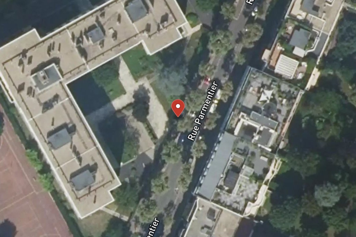Vue satellite — 39 Rue Parmentier
