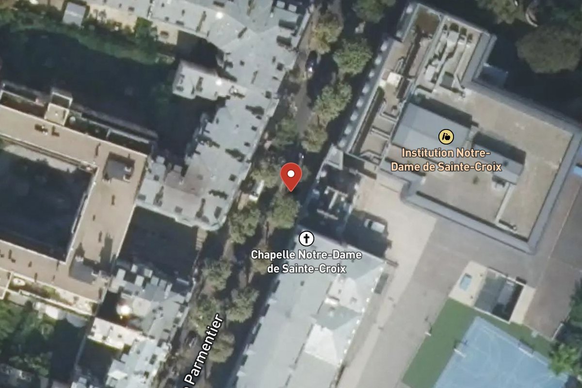 Vue satellite — 6 Rue Parmentier