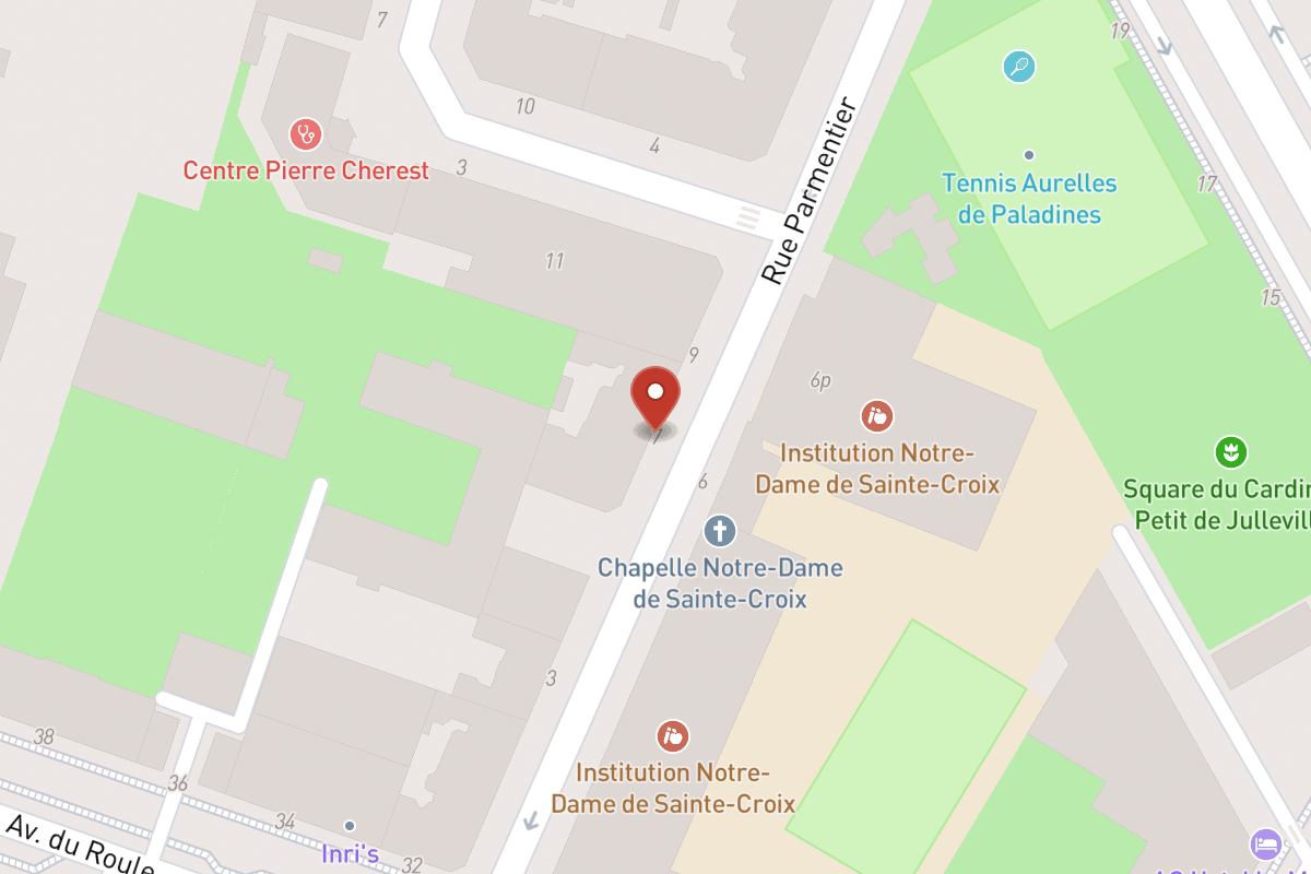 Plan de situation — 7 Rue Parmentier