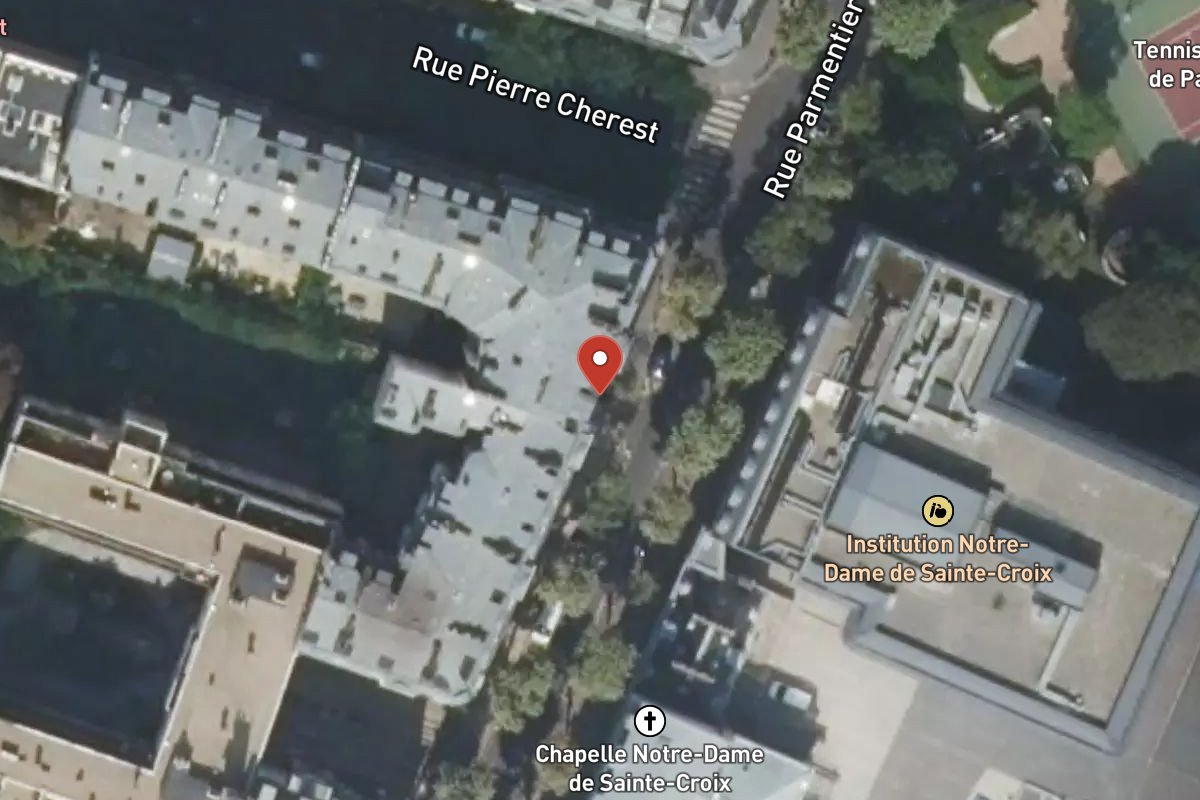 Vue satellite — 9 Rue Parmentier