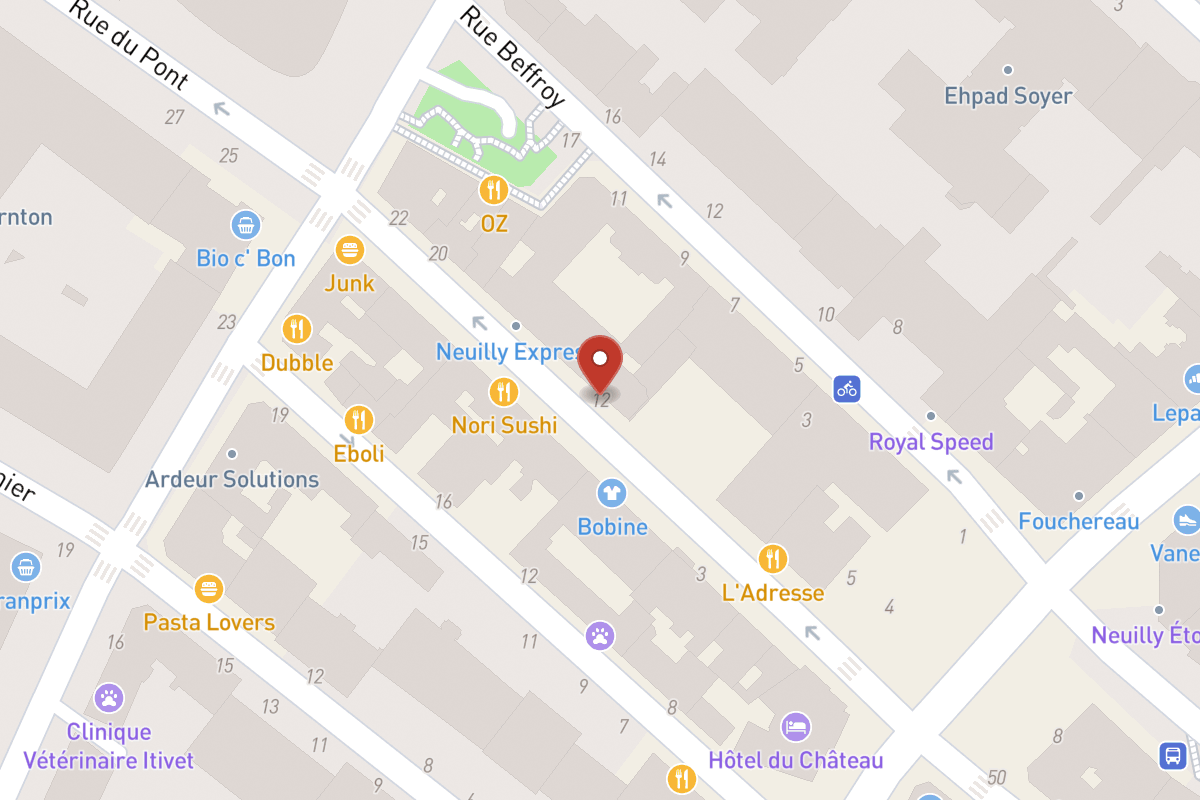 Plan de situation — 12 Rue Paul Chatrousse