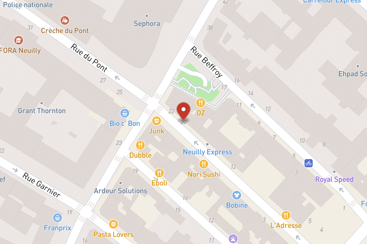 Plan de situation — 20 Rue Paul Chatrousse