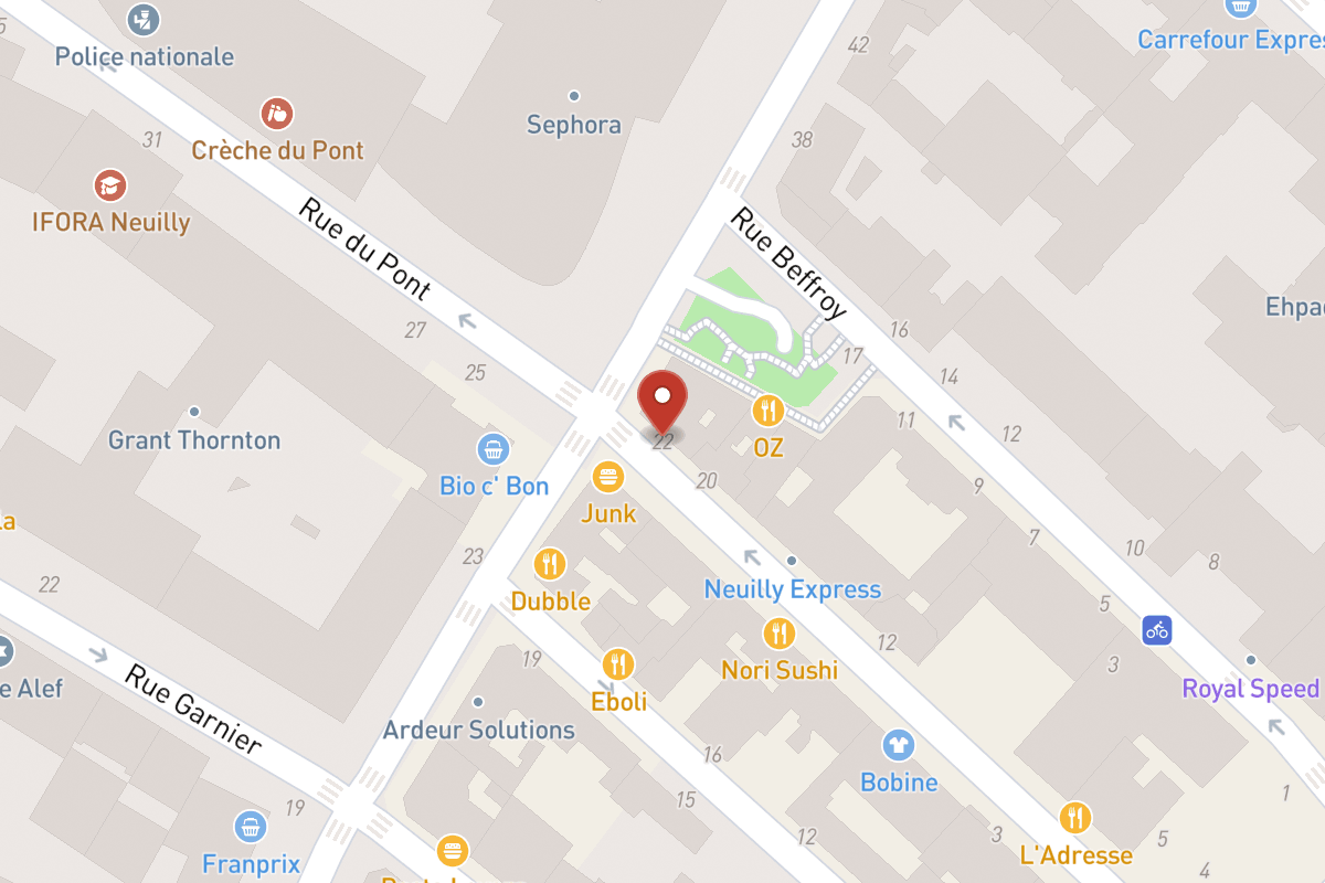 Plan de situation — 22 Rue Paul Chatrousse