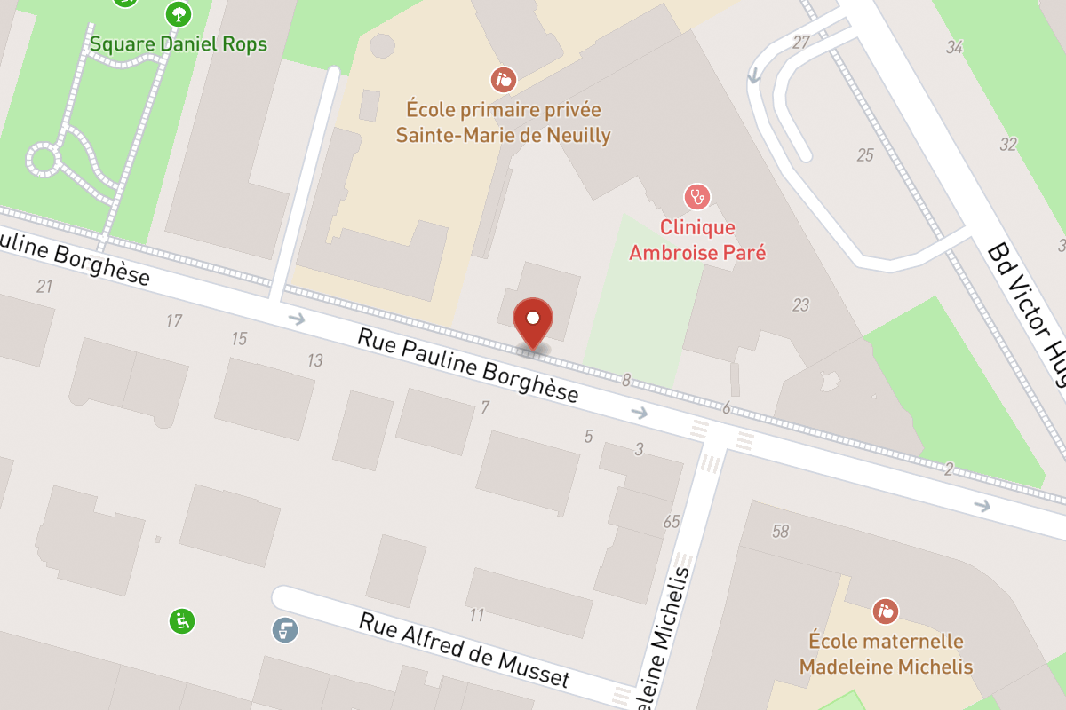 Plan de situation — 10 Rue Pauline Borghese