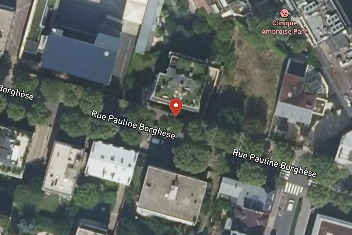 Vue satellite — 10 Rue Pauline Borghese