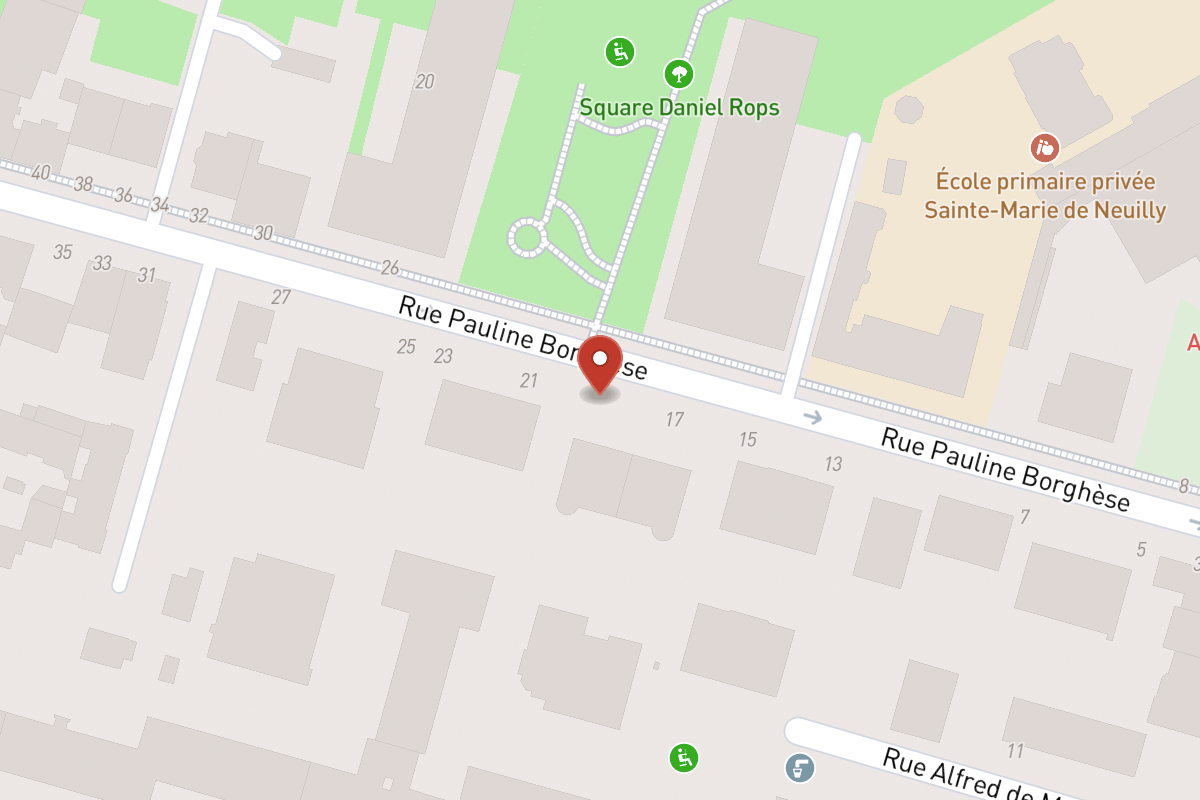 Plan de situation — 19BIS Rue Pauline Borghese