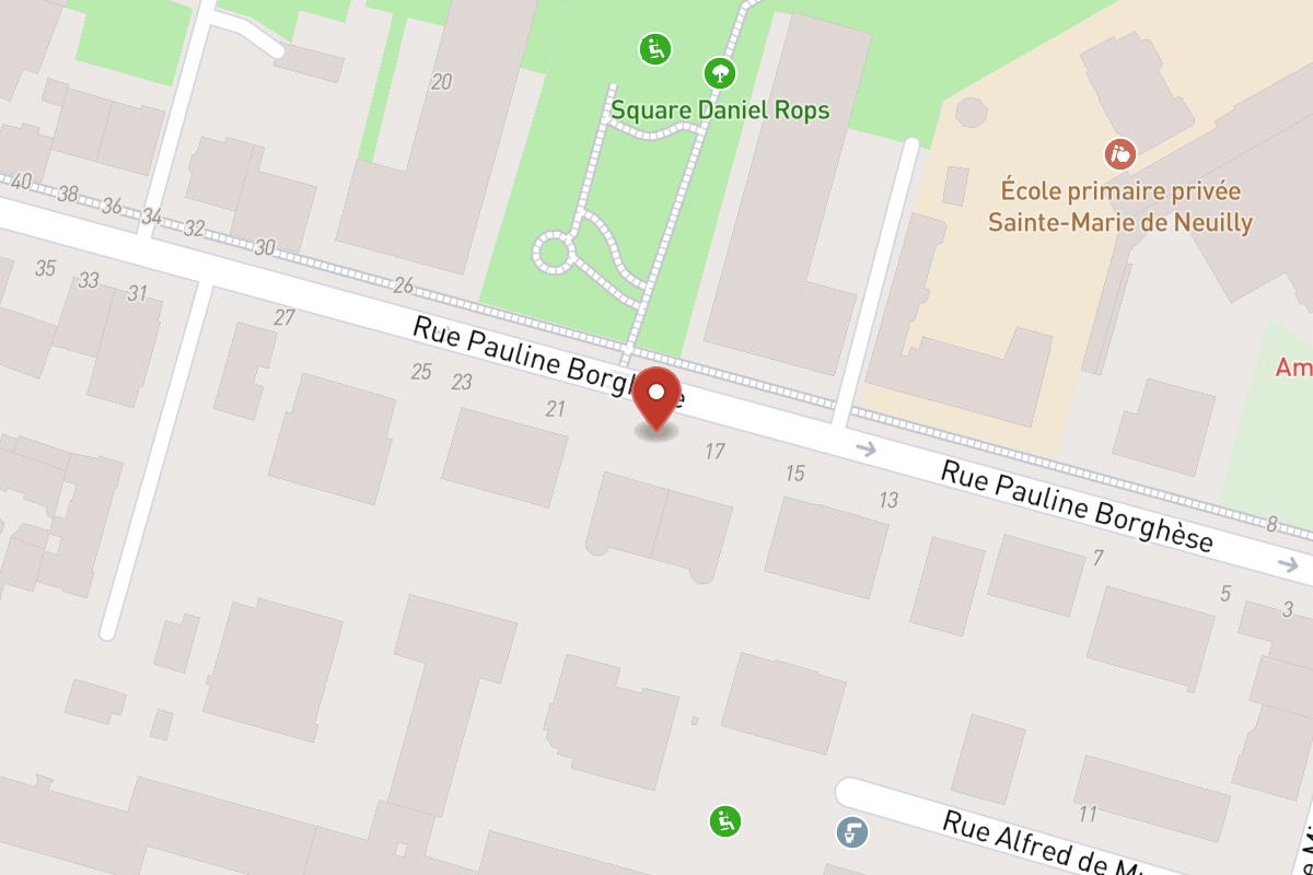 Plan de situation — 19 Rue Pauline Borghese