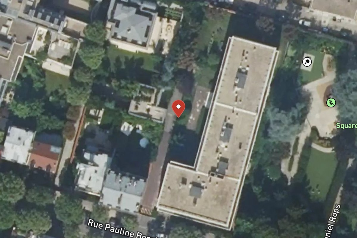 Vue satellite — 1 Rue Pauline Borghese