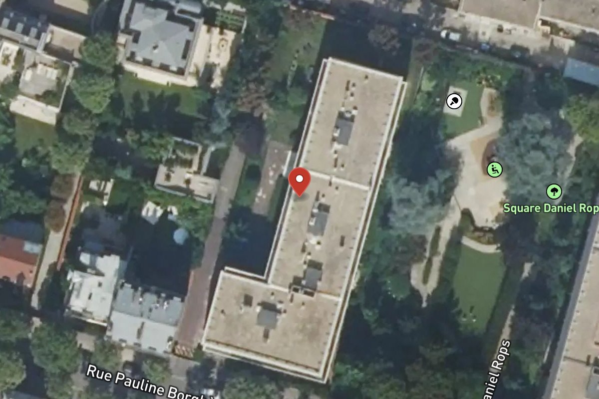 Vue satellite — 20 Rue Pauline Borghese